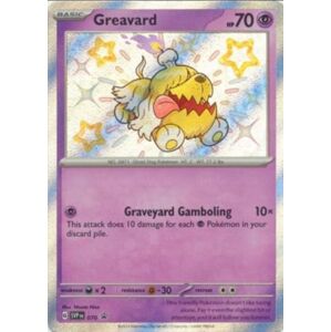 Pokémon promo karta shiny Greavard z Paldean Fates