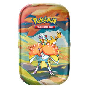 Pokémon Vibrant Paldea Mini Tin - Espathra a Ampharos (plechovka se 2 balíčky)