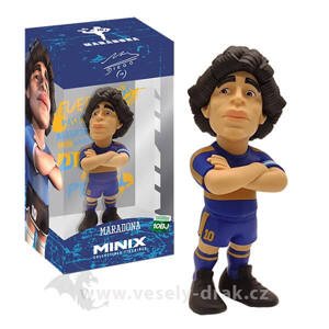 Fotbalová figurka Minix Icon - Diego Maradona - Blue and Yellow