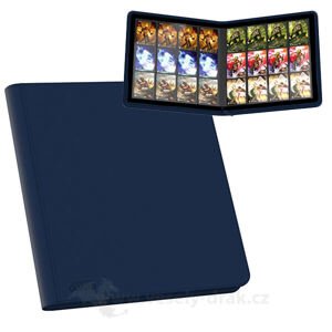 Album Ultimate Guard 12-Pocket QuadRow ZipFolio XenoSkin Blue