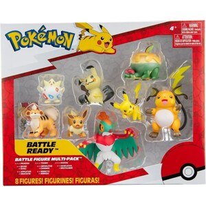 Pokémon akční figurky 8-Pack 5 - 8 cm (Pikachu, Eevee, Appletun a další)