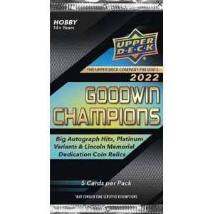 2022 Upper Deck Goodwin Champions Hobby balíček