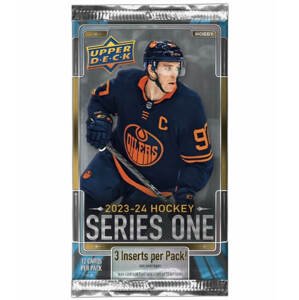 2023-2024 NHL Upper Deck Series One Hobby balíček - hokejové karty