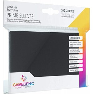 Obaly na karty Gamegenic Prime Black - 100 ks