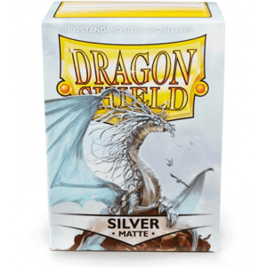 Obaly na karty Dragon Shield Protector - Matte Silver - 100ks