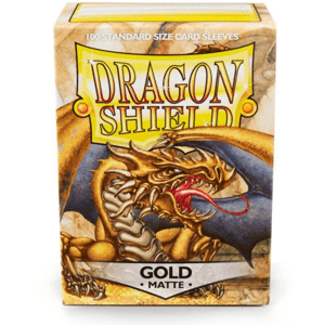 Obaly na karty Dragon Shield Protector - Matte Gold - 100ks