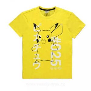 Pánské Pokémon tričko Shocked Pikachu vel. M