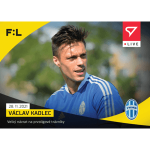 Fotbalové karty Fortuna Liga 2021-22 - L-069 Václav Kadlec