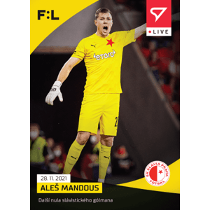 Fotbalové karty Fortuna Liga 2021-22 - L-071 Aleš Mandous
