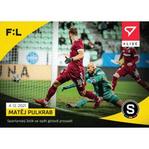 Fotbalové karty Fortuna Liga 2021-22 - L-074 Matěj Pulkrab