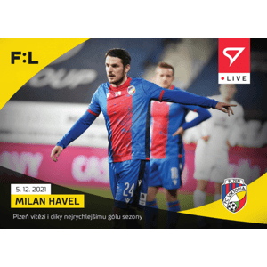 Fotbalové karty Fortuna Liga 2021-22 - L-078 Milan Havel