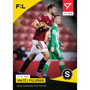 Fotbalové karty Fortuna Liga 2021-22 - L-081 Matěj Pulkrab