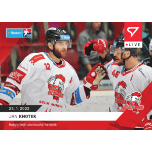 Hokejové karty Tipsport ELH 2021-22 - L-089 Jan Knotek