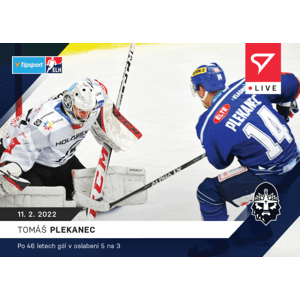 Hokejové karty Tipsport ELH 2021-22 - L-099 Tomáš Plekanec