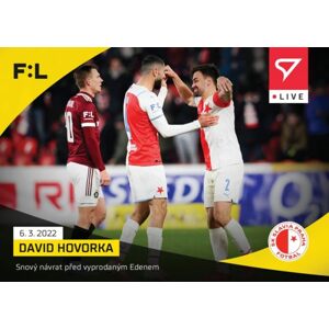 Fotbalová live karta Fortuna Liga 2021-22 - L-104 David Hovorka