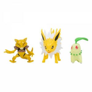 Pokémon akční figurky Chikorita, Abra a Jolteon 5 - 8 cm
