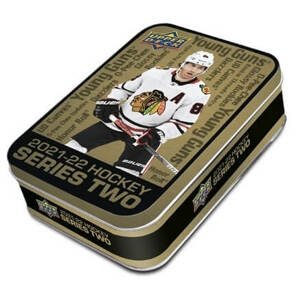 2021-22 NHL Upper Deck Series Two Tin - hokejové karty