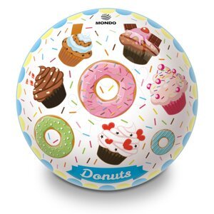 Mondo gumový pohádkový míč Donuts a Ice Cream 23 cm průměr 6640