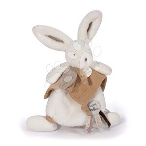 Plyšový zajíček Bunny Happy Wild Doudou et Compagnie hnědý 25 cm v dárkovém balení od 0 měs