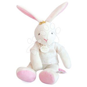 Plyšový zajíček Bunny Star Perlidoudou Doudou et Compagnie růžový 25 cm v dárkovém balení od 0 měs