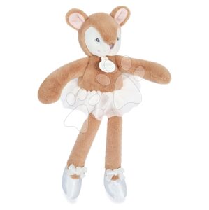 Plyšová panenka jelenek Deer My Doudou Ballerine Doudou et Compagnie hnědá 30 cm v dárkovém balení od 0 měs