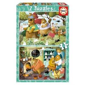 Puzzle Forest Tales Educa 2 x 20 dílků
