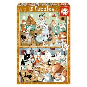 Puzzle Forest Tales Educa 2 x 48 dílků od 4 let
