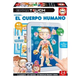 Tablet elektronický El Cuerpo Humano Educa Učíme se o lidském těle španělsky od 2 let