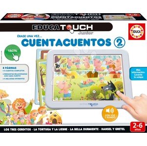 Tablet elektronický Nuevo Cuentacuentos Educa se 4 pohádkami a aktivitami ve španělštině od 2 let