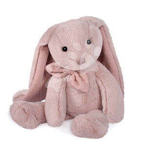 Plyšový zajíček Bunny Pink Les Preppy Chics Histoire d’ Ours růžový 40 cm v dárkovém balení od 0 měsíců