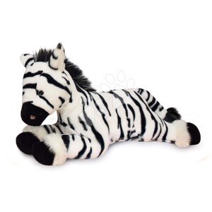 Plyšová zebra Zephir the Zebra Histoire d’Ours černo-bílá 35 cm v dárkovém balení od 0 měsíců