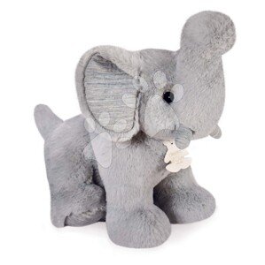 Plyšové slůně Elephant Pearl Grey Les Preppy Chics Histoire d’ Ours šedé 35 cm od 0 měsíců