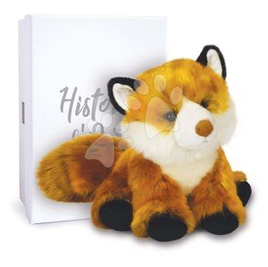 Plyšová liška Gus the Fox Histoire d’Ours oranžová 28 cm v dárkovém balení od 0 měsíců