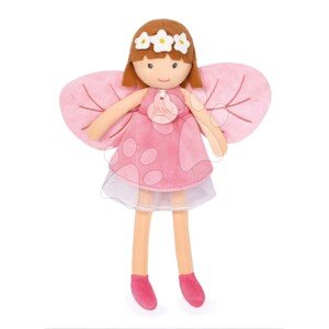 Panenka víla Diane Forest Fairies Jolijou 25 cm v růžových šatech s růžovými křídly z jemného textilu od 5 let