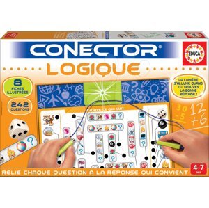 Společenská hra Conector Educa Logické myšlení francouzsky 242 otázek od 4 let