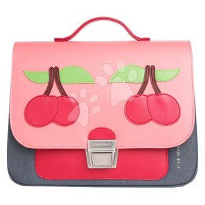 Školní aktovka Classic Mini Cherry Pink Jeune Premier ergonomická luxusní provedení 30*38 cm