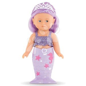 Panenka Mořská panna Naya Mini Mermaid Corolle s modrýma očima a fialovými vlasy 20 cm