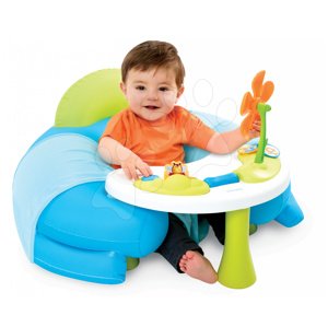 Smoby dětské křeslo a stolek 110202 modré