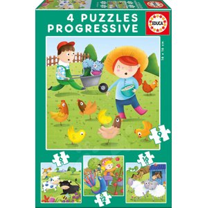 Educa dětské puzzle Zvířátka na farmě 17145