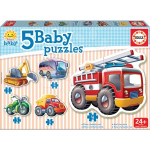 Educa baby dětské puzzle Dopravní prostředky 14866