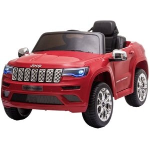 mamido Dětské elektrické autíčko Jeep Grand Cherokee červené