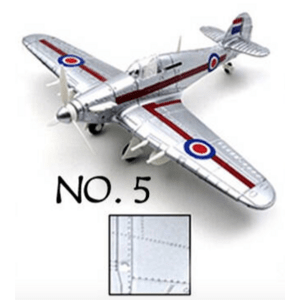 mamido Stavebnice letadlo Hawker Hurricane NO.5 1:48
