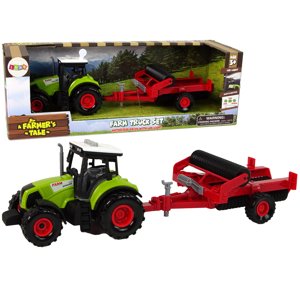 mamido Farmářský traktor pro děti s přívěsem