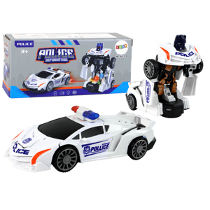 mamido AutoRobot Policista 2v1 bílý