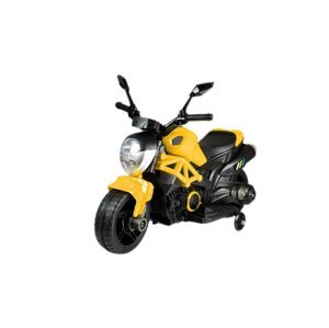 mamido Dětská elektrická motorka GTM188 žlutá