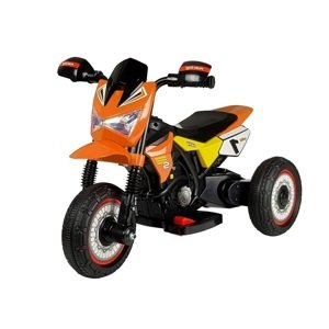 mamido Dětská elektrická motorka GTM2288-A oranžová