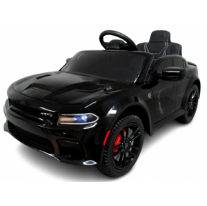 mamido Elektrické autíčko Dodge SRT černé
