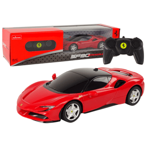 RASTAR Auto na dálkové ovládání RC Ferrari SF90 Rastar 1:14 červené