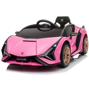 Mamido Mamido Dětské elektrické auto Lamborghini Sián růžové