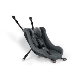 Qeridoo ® Dětská sedačka tmavě šedá pro dětský přívěs na kolo Edition 2023